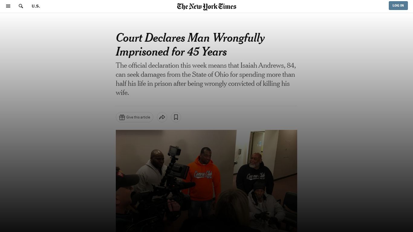 Court Declares Isaiah Andrews Wrongfully Imprisoned for 45 Years - The ...